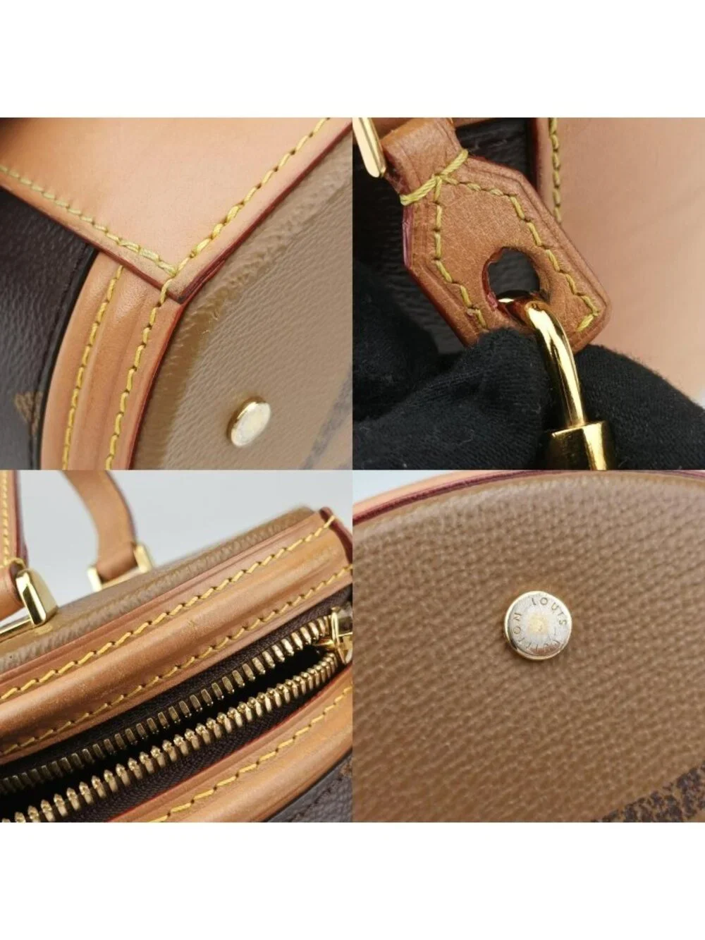 Louis Vuitton Cannes Monogram Brown Giant Reverse Vanity Bag